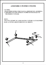 Предварительный просмотр 3 страницы FourStarGroup 11221299VR Assembly Instructions Manual