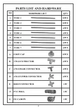 Preview for 2 page of FourStarGroup 12504043 Assembly Instructions Manual