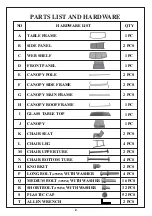 Предварительный просмотр 2 страницы FourStarGroup 12504050 Assembly Instructions Manual