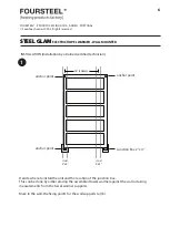 Предварительный просмотр 6 страницы FOURSTEEL STEEL GLAM Manual