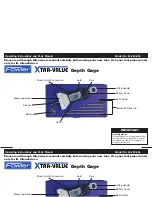 Предварительный просмотр 1 страницы Fowler 54-225-555 Operating Instructions And Parts Manual