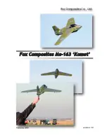 Fox Composites ME-163 KOMET Instructions For Use Manual предпросмотр