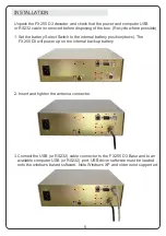 Предварительный просмотр 6 страницы Fox Electronics FX255 D3 Instruction Manual