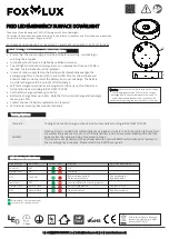 Fox-Lux FXSD Quick Start Manual preview