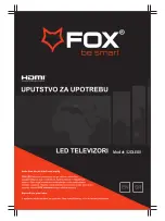 Fox 32DLE80 Manual предпросмотр