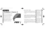 Preview for 2 page of Fox Evolution Classic X Manual