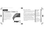 Preview for 8 page of Fox Evolution Classic X Manual