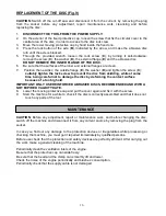 Preview for 16 page of Fox F20-140A User Manual