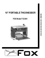 Preview for 1 page of Fox F22-561 Assembly And Operating Instructions Manual