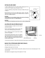 Preview for 15 page of Fox F22-561 Assembly And Operating Instructions Manual