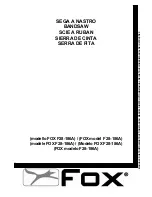 Preview for 1 page of Fox F28-186A Instruction Manual