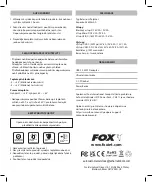 Preview for 18 page of Fox Halo Power CEI211 Manual