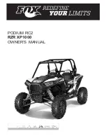 Fox RZR XP1000 Owner'S Manual preview