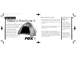 Предварительный просмотр 2 страницы Fox Stalker 2 Man Dome X Manual