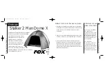 Предварительный просмотр 8 страницы Fox Stalker 2 Man Dome X Manual