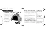 Предварительный просмотр 14 страницы Fox Stalker 2 Man Dome X Manual