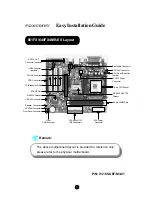 Foxconn 648FX4MR-ES Layout Easy Installation Manual предпросмотр