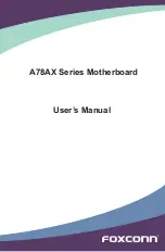 Предварительный просмотр 1 страницы Foxconn A78AX Series User Manual