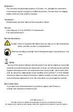 Предварительный просмотр 2 страницы Foxconn A7GM-S 2.0 User Manual