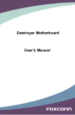 Foxconn Destroyer User Manual preview