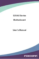 Предварительный просмотр 1 страницы Foxconn G31AX SERIES User Manual