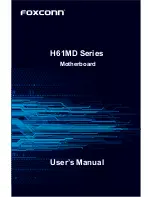 Предварительный просмотр 1 страницы Foxconn H61MD Series User Manual