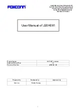 Предварительный просмотр 1 страницы Foxconn J20H081 User Manual