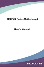 Foxconn M61PMX series User Manual предпросмотр