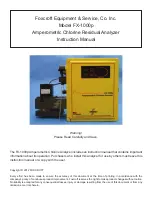 Foxcroft FX-1000p Instruction Manual предпросмотр