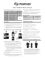 Foxfury Lighting Solutions Scout Tac Product Manual preview