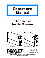 Foxjet SoloSeries 45 Operation Manual preview