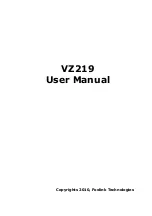 Preview for 1 page of Foxlink VZ219 User Manual