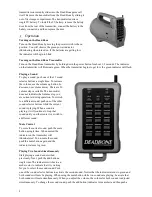 Preview for 2 page of Foxpro Dead Bone Operator'S Manual