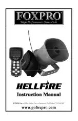 Предварительный просмотр 1 страницы Foxpro HELLFIRE Instruction Manual