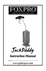 Предварительный просмотр 1 страницы Foxpro JackDaddy Instruction Manual