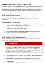 Предварительный просмотр 3 страницы Foxpro JackDaddy Instruction Manual