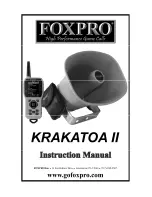 Foxpro Krakatoa 2 Instruction Manual preview