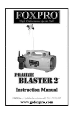 Foxpro Prairie Blaster 2 Instruction Manual предпросмотр