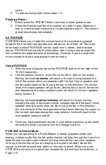 Preview for 19 page of Foxpro Prairie Blaster 2 Instruction Manual