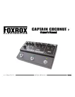 Preview for 1 page of foxrox Captain Coconut 2 Owner'S Manual