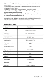 Preview for 12 page of Foxsur FBC122412D User Manual