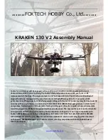 Preview for 1 page of Foxtech KRAKEN 130 V2 Assembly Manual