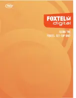 Foxtel X Digital User Manual preview