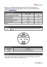 Preview for 2 page of Foxtron DALIrsw User Manual