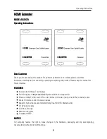 Foxun SX-EX70 Operating Instructions Manual preview