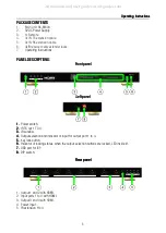 Preview for 3 page of Foxun SX-MX04 Operating Instructions Manual