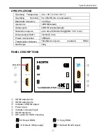 Предварительный просмотр 2 страницы Foxun SX-SP142E-HD4K2K Operating Instructions