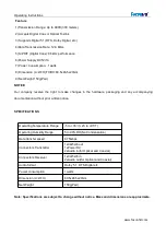 Preview for 2 page of foxunhd FX-AEX01 Operating Instructions