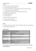 Preview for 2 page of foxunhd FX-EW60-3DIR Operating Instructions Manual