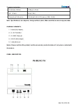 Предварительный просмотр 3 страницы foxunhd FX-EX21C Operating Instructions Manual